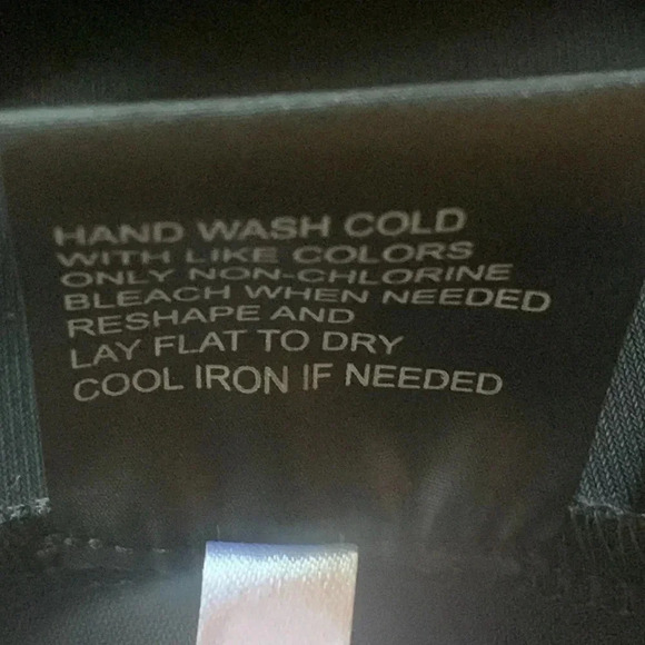 Preston & York Shirt Dress Tie Waist Black Sz Large NWT - Picture 9 of 10